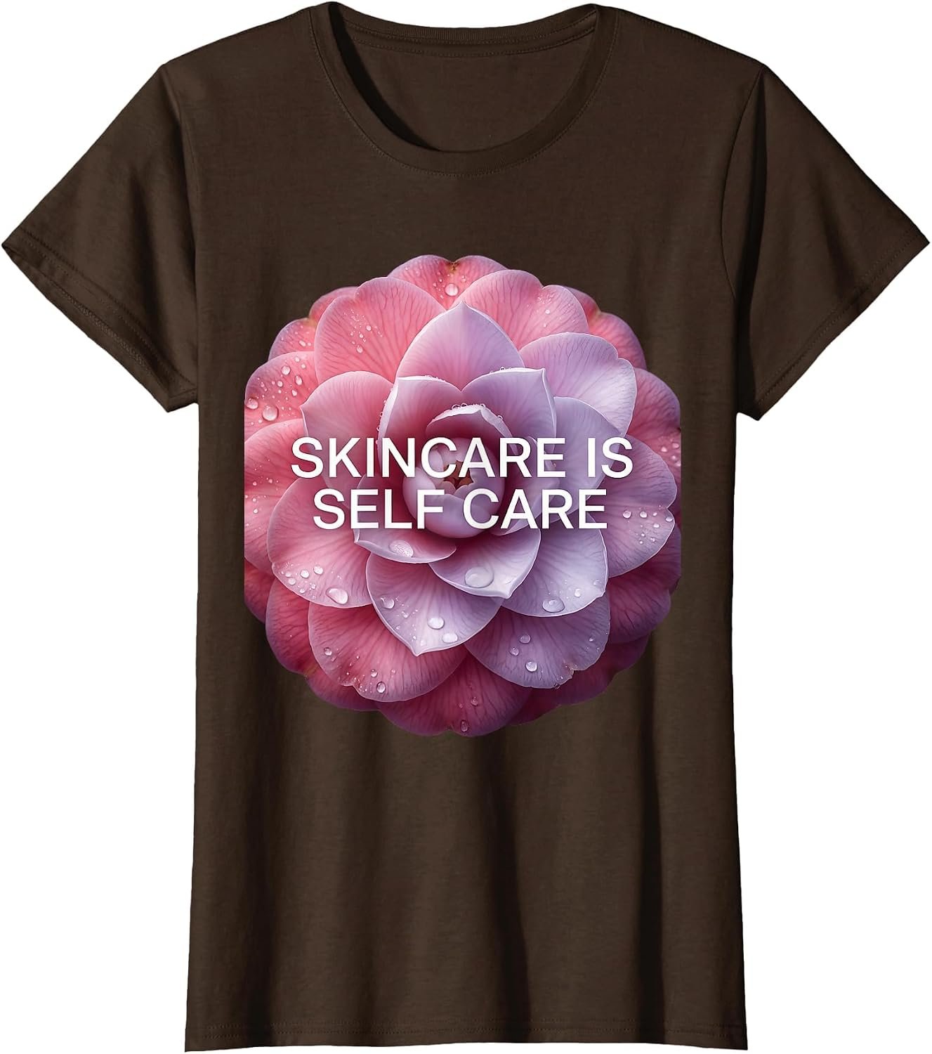 Skincare Is Self Care K-Beauty Glass Skin Design T-Shirt