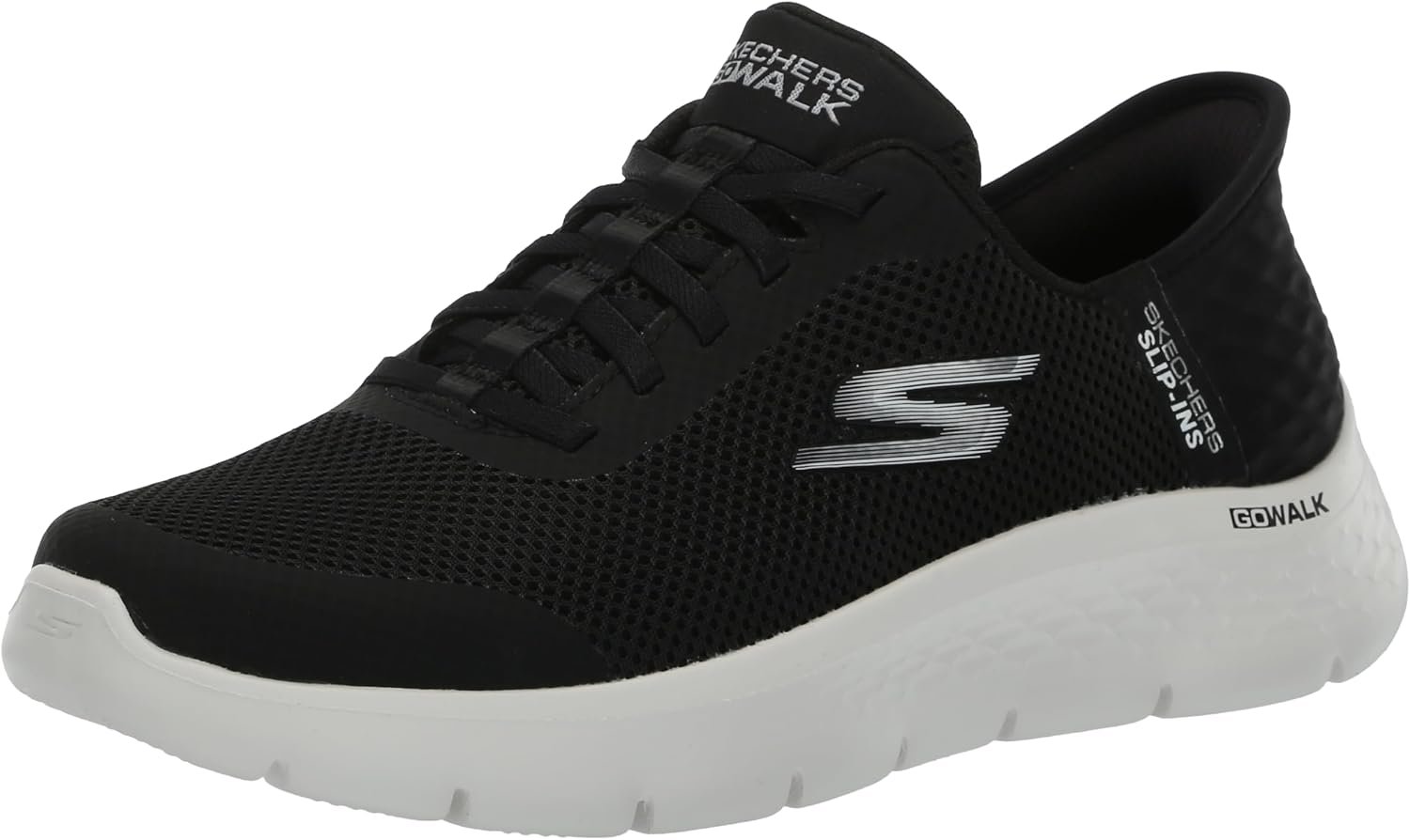 Skechers Women’s Hands Free Slip-ins Go Walk Flex – Grand Entry Sneaker | Hands Free Slip-Ins, Air-Cooled Memory Foam Insole, ULTRA GO Cushioning, Machine Washable, Vegan