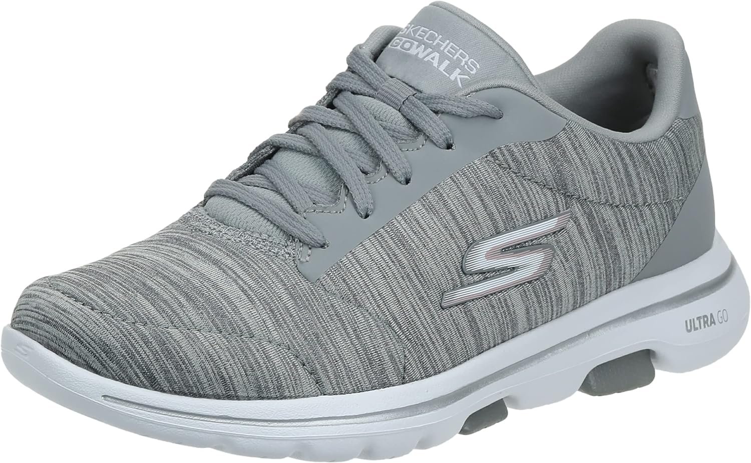 Skechers Women’s Go Walk 5-True | Air-Cooled Goga Mat Insole, Ultra Go Cushioning, Comfort Pillar Technology, Machine Washable